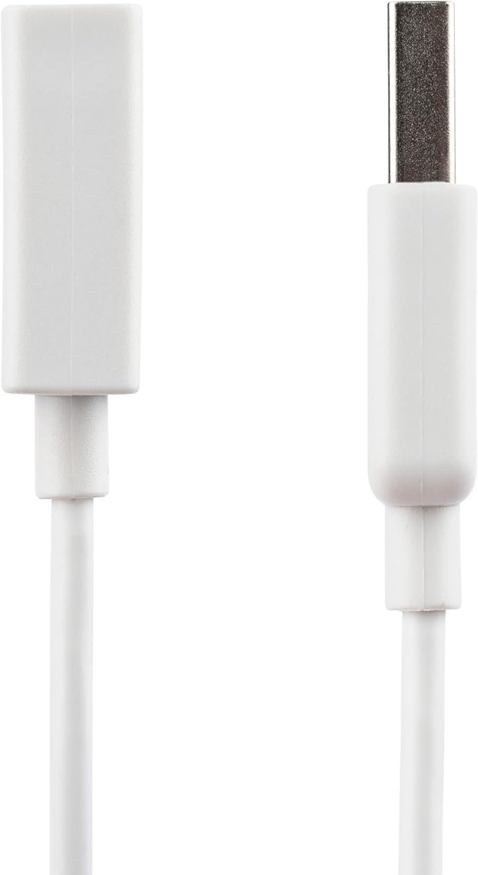 StarTech.com 1m White USB 2.0 Extension Cable Cord - A to A - USB Male to Female Cable - 1x USB A (M), 1x USB A (F) - White, 1 Meter (USBEXTPAA1MW)