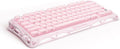 GravaStar Mercury K1 75% Pink Wireless Keyboard, Aluminum Alloy Exoskeleton Design Mechanical Gaming Keyboard, Gasket Hot-Swap Socket, Linear Switches, RGB Backlit