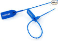 Leadseals(R) 1000 Plastic Tamper Seals, Zip Ties for Fire Extinguishers Pull Tite Security Tags Numbered Disposable Self-Locking Tie 250mm Length (Blue)