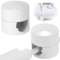 2 Sets Charger Holders for Cords, White Adjustable Cable Anchor Holders, Adhesive Metal Cord Clips, Cable Management Wire Organizers for Desk, Office, Nightstand