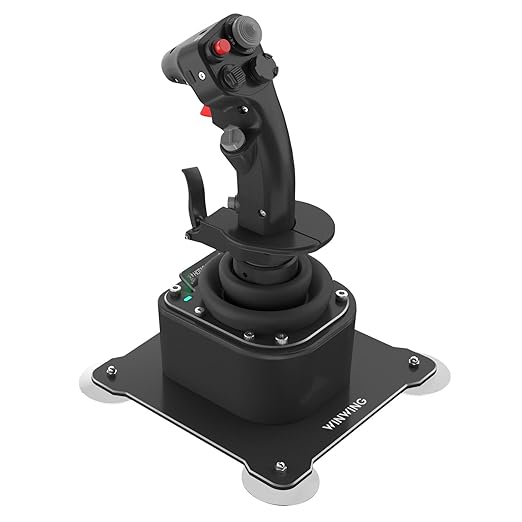 WINWING Orion2 HOTAS Metal Warthog: NavyAce Metal Throttle Grip - Lightweight, Low Inertia, Quick Response, With Dual Throttle Connectors