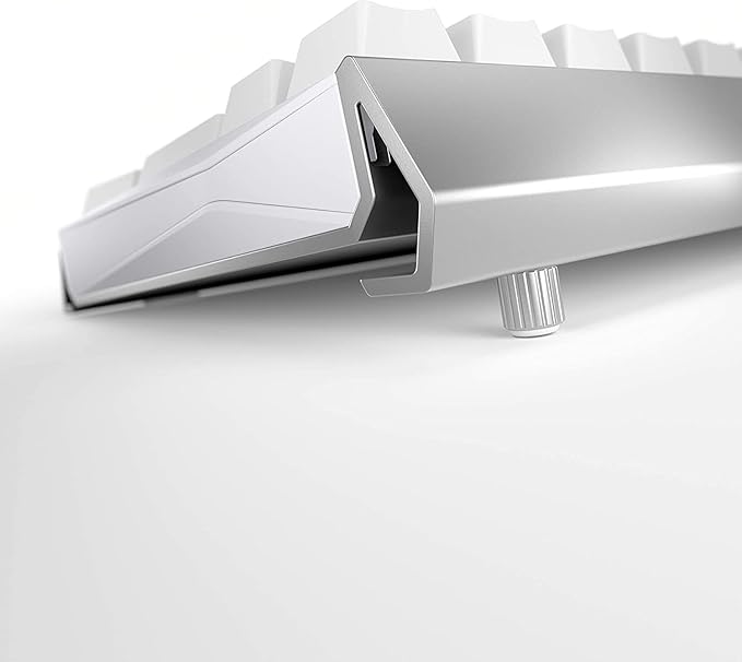 Cherry MX 3.0 S Wired Mechanical Gaming Keyboard. Aluminum Housing Built for Gamers w/MX Blue Switches. RGB Backlit Color Display Over 16m Colors. from The Makers of MX. Full Size. Pure White.