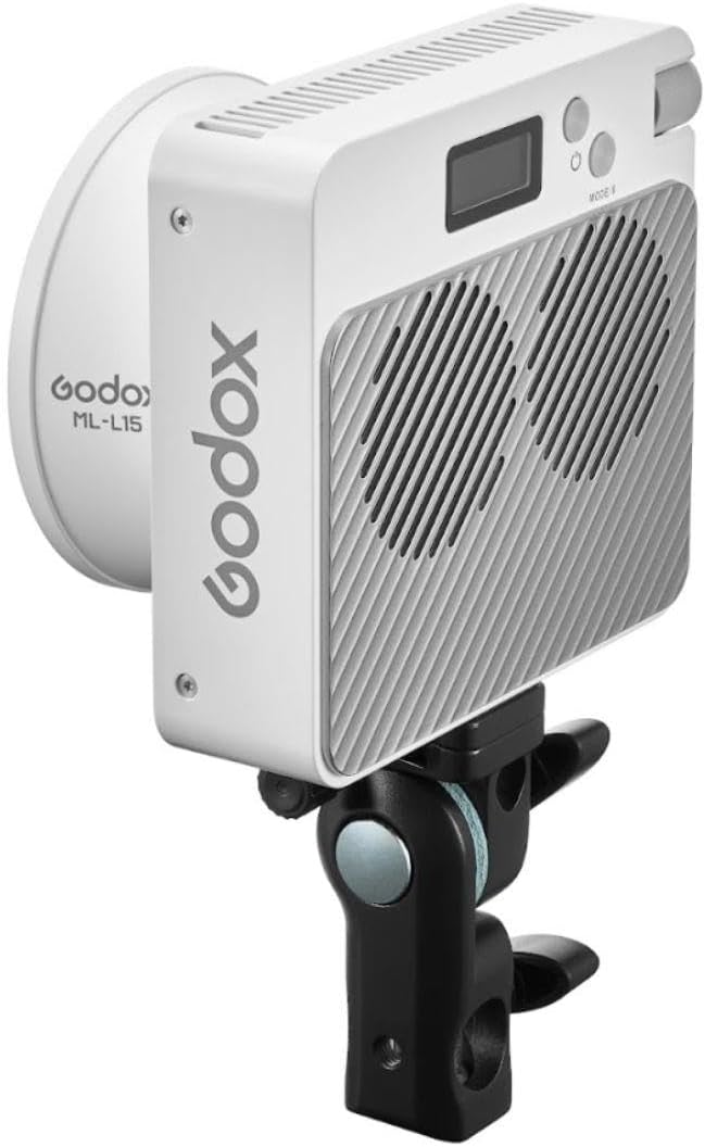 Godox ML100Bi 120W Bi-Color LED Video Light, 2800K-6500K COB Continuous Output Lighting with Reflector, Adapter for Filmmaking, Live Streaming, Video and Studio Photography