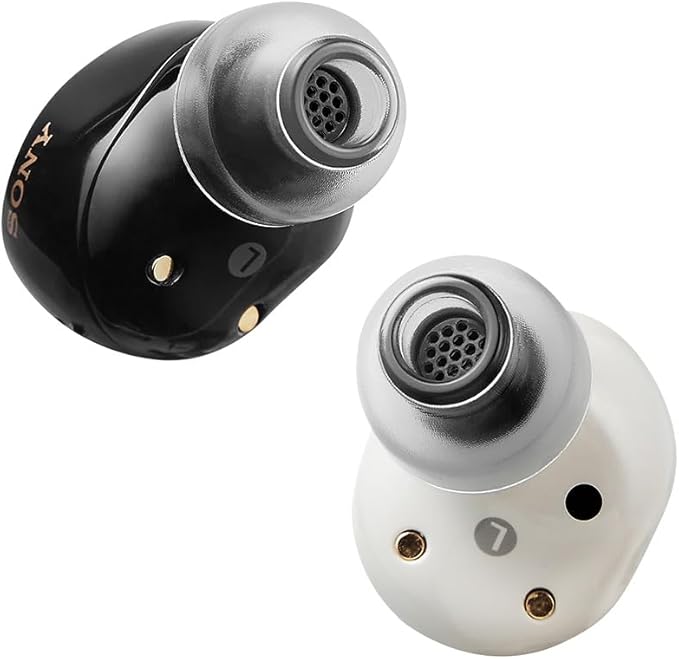 AZLA SednaEarfit Crystal Standard 2 - Earbud Tips for Wireless Headphones - Noise Canceling Earbuds Replacement Tips Eartips Compatible with Sony WF-1000XM5, Beats, Sennheiser, Jabra (2 Pair, ML)