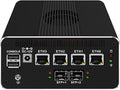 CWWK Intel Alder Lake N100(4C/4T Up to 3.4GHz)/N305(8C/8T Up to 3.8GHz) Dual SFP+10GbE Mini PC|4xIntel I226-V 2.5GbE |DDR5 Memory|PCI-E x4|HDMI+DP+Type-C (10 Gigabit N100, 16G RAM 1TB SSD)