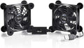 Dual 80mm USB Speed Control Fan, 5V Portable Cooling Fan for Flat-Screen TV Receiver Router DVR PlayStation Xbox Computer Cabinet Cooler