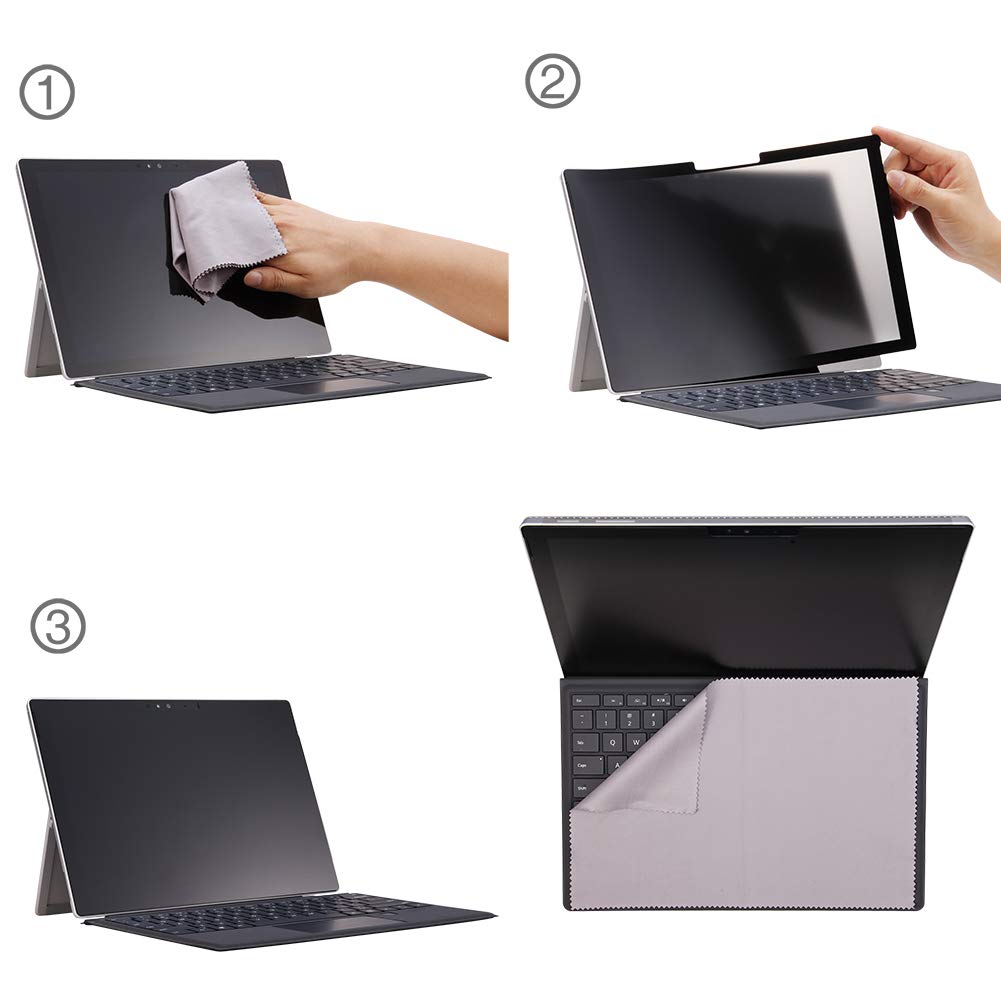 FILMEXT for Microsoft Surface Pro 7+/7/6/5/4 Privacy Screen Filter 12.3"