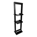 GlobalRack 29U 2-Post Open Server Rack, w/ 2X 2U Center Mount Shelves