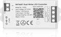 BTF-LIGHTING C02W CCT PWM (+ CW WW) 3PIN Color Temperature LED Strip Dual White 2.4GHz Tuya WiFi Group Controller Alexa Google Home Compatible with WR02RF RC02RFB Remote
