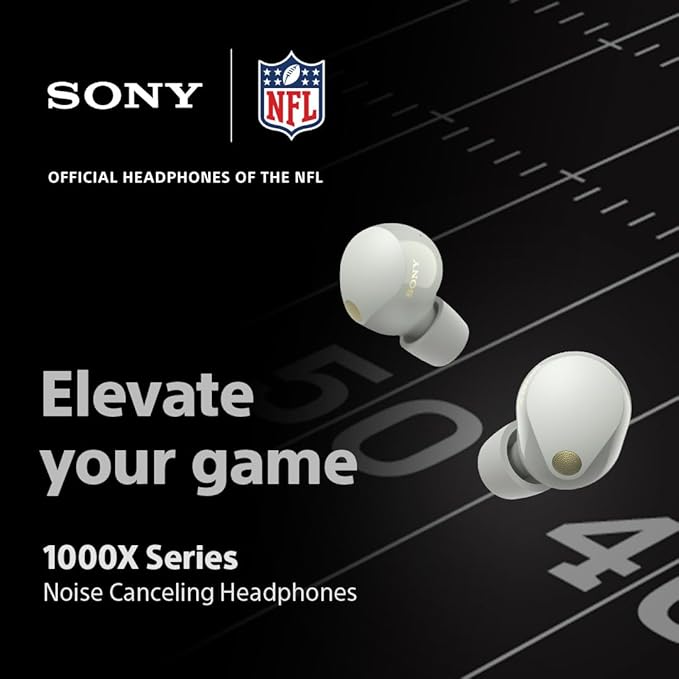 Sony WF-1000XM5 The Best Truly Wireless Bluetooth Noise Canceling Earbuds & in-Ear Headphones with Alexa Built-in, Silver
