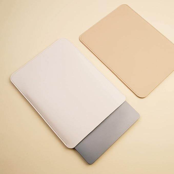Slim Laptop Sleeve 13 Inch Compatible with New MacBook Air 13/ MacBook Pro 13 Color White