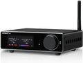 AIYIMA A80 Bluetooth Amplifier DAC Stereo HiFi Home Audio Receiver with PFFB 2.0 Channel Hi-Res Class D Power Amp with PC-USB Coaxial Optical TRS RCA Input