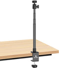ailight Webcam Stand for Desk, Adjustable Camera Desk Stand Webcam Mount for Obsbot GoPro Anker insta Logitech Webcam C922 C930e C920S C920 C615 C960 C920x with 1/4" Thread