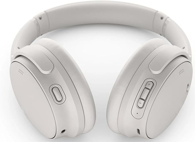 Replacement Ear Pads for Bose QuietComfort 45 (QC45) Headphones, Ear Pads Cushions with QCSE (QC SE)/New QC Wireless High-Density Noise Isolation Foam, Made Soft Protein Rubber Leather