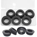 6 Pcs 1-1/2" Drill Hole, 1-1/8" ID Silicone Rubber Grommets for Wiring, Firewall Hole Plug, Top Hat Grommets for Vinyl Tubing in Hydroponic and Irrigation Systems Metal Wall Drywall