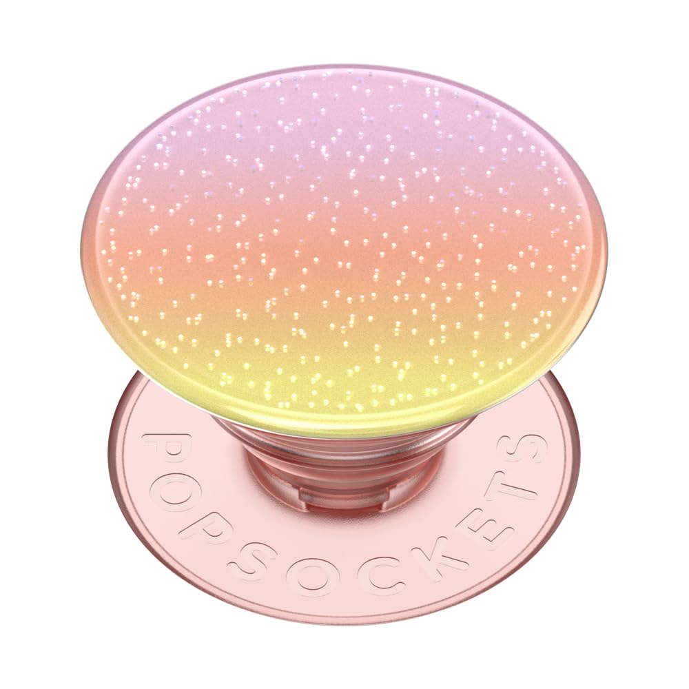 PopSockets Adhesive Phone Grip, Holder, Phone Stand, Purple - Aura Sunrise