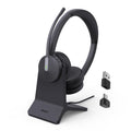 Yealink BH70 with Stand, Wireless Teams Headset with AI Mic Flip-to-Mute