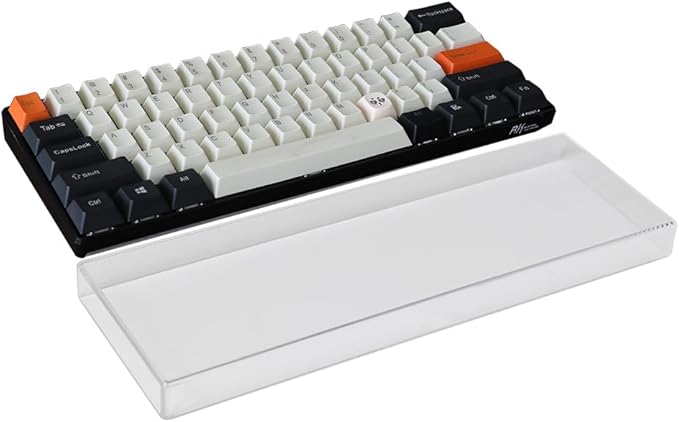 Acrylic Keyboard Dust Cover,84 Keys Transparent Mechanical Keyboard Protective Cover,Compatible with Computer Gaming Keyboards (12.2''x4.92''x0.87'')