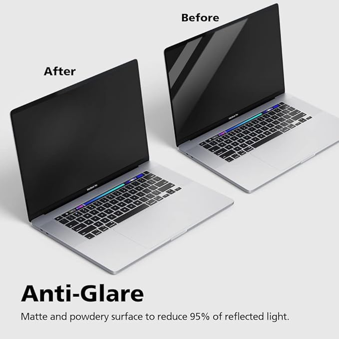 Anti Blue Light Matte Screen Protector for MacBook Pro 13.3" (2017-2022 M1,M2) | Anti-Glare | Reducing Eye Fatigue with Blue Light Blocking Filter