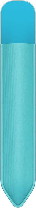 MoKo Pencil Holder Sticker Fit Apple Pencil Pro, Apple Pencil (USB-C), Apple Pencil 1st/2nd Generation, Elastic Pencil Pocket Pouch Adhesive Sleeve Attached to iPad Case for Stylus Pens, Cyan Blue
