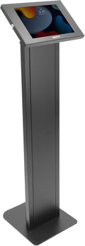 Mount-It! Anti-Theft Tablet Floor Stand Kiosk, Commercial Floor Kiosk with Universal Enclosure, Locking Tablet Mount Stand for iPad Gen 7-10, Pro, Air, 10.2 inch, 10.9 inch