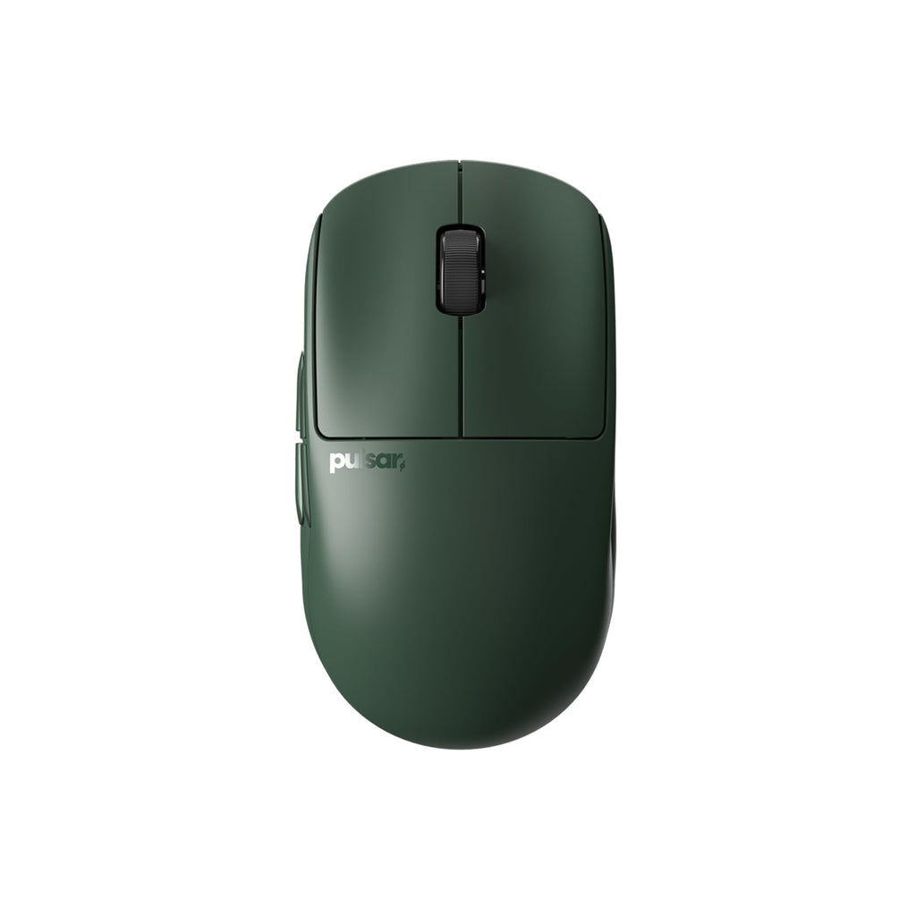 Pulsar Gaming Gears X2 v2 mini Wireless Gaming Mouse, Founder's Edition, Ultra Lightweight 1.80 oz (51 g), Symmetrical, Optical Switch, 2.4 Ghz 1 ms, 26000 DPI, PAW3395 Sensor (Mini, Wireless, Green)