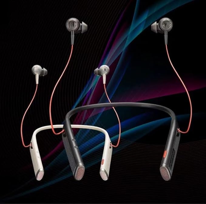 3pair Voyager 6200 UC Eartips Replacement,in-Ear Gels Kit for Plantronics Backbeat Go 410 Headphone SML-Black