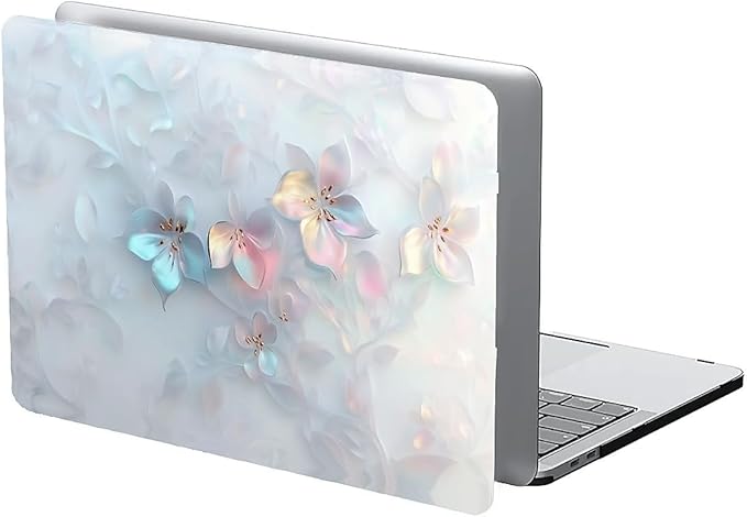 Compatible with MacBook Air 13.3 13.6 Inch Case 2022 2021 2020 2019 Plastic Hard Shell Case Cover,13.3 Pro(A1706/A1708/A1989/A2159/A2289/A2338), Floral