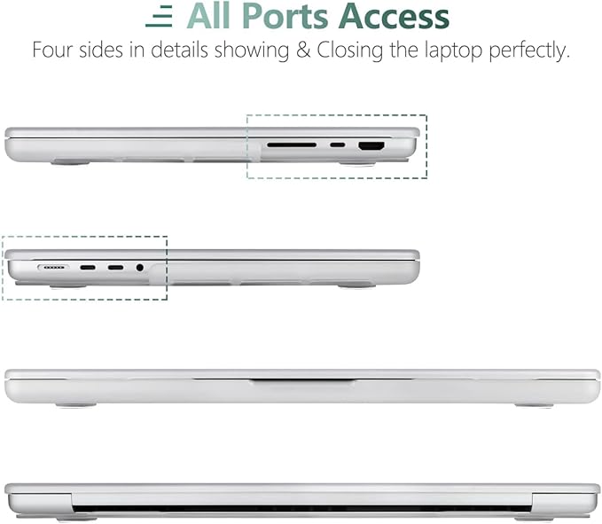DONGKE for M4 MacBook Pro 16 Inch Case 2024 2023 2021 A3403 A3186 M3 A2991 M2 A2780 M1 A2485 Pro/Max Chip, Plastic Hard Shell Case & Keyboard Cover for Mac Pro 16 with Touch ID, Marble X256