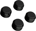 Preffair Audio Speaker Aluminum/Silicone Isolation Feet Turntable Damper Vibration Stopper Stand Absorption Shock Pad for Amplifier Preamp DAC Devices 4Pcs (Black, 1.73"x1.18")