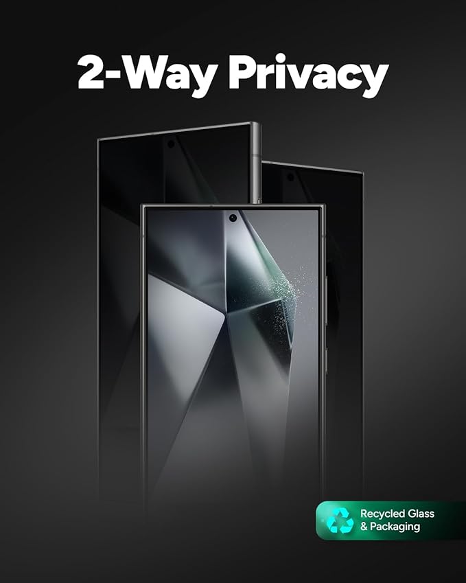 ZAGG InvisibleShield Glass Elite Privacy iPhone 15 Plus Screen Protector - 5X Stronger with Reinforced Edges, 2-Way Privacy Filter, Scratch & Smudge-Resistant Surface, Easy to Install