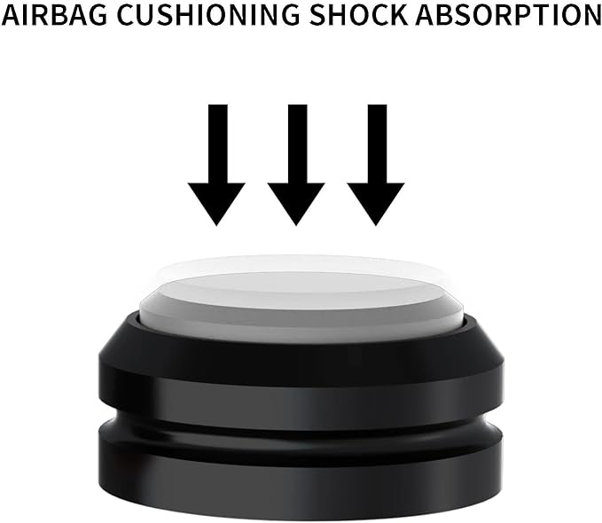 Preffair Audio Speaker Aluminum/Silicone Isolation Feet Turntable Damper Vibration Stopper Stand Absorption Shock Pad for Amplifier Preamp DAC Devices 4Pcs (Gray, 1.73"x1.18")