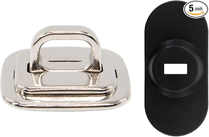 Laptop Anchor Plate and Lock Plate with Lock Slot, Self-Adhesive Security Plate Anti Theft Lock Slot for Cables to Lock Down Laptops, Mac Book, Tablets, iPad, or Other Computer