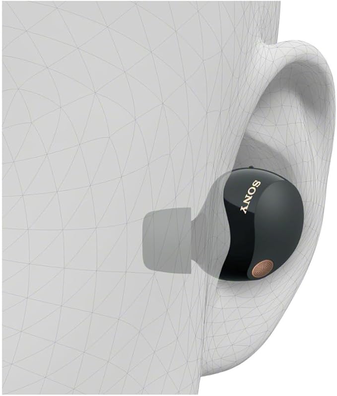 Sony WF-1000XM5 The Best Truly Wireless Bluetooth Noise Canceling Earbuds & in-Ear Headphones with Alexa Built-in, Black