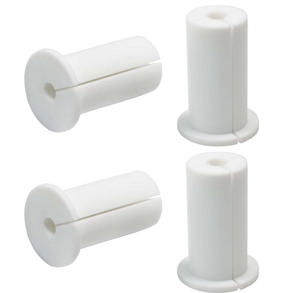 EASYEAH 4pc White Starlink Cable Grommets 1" Silicone Wire Hole Grommet