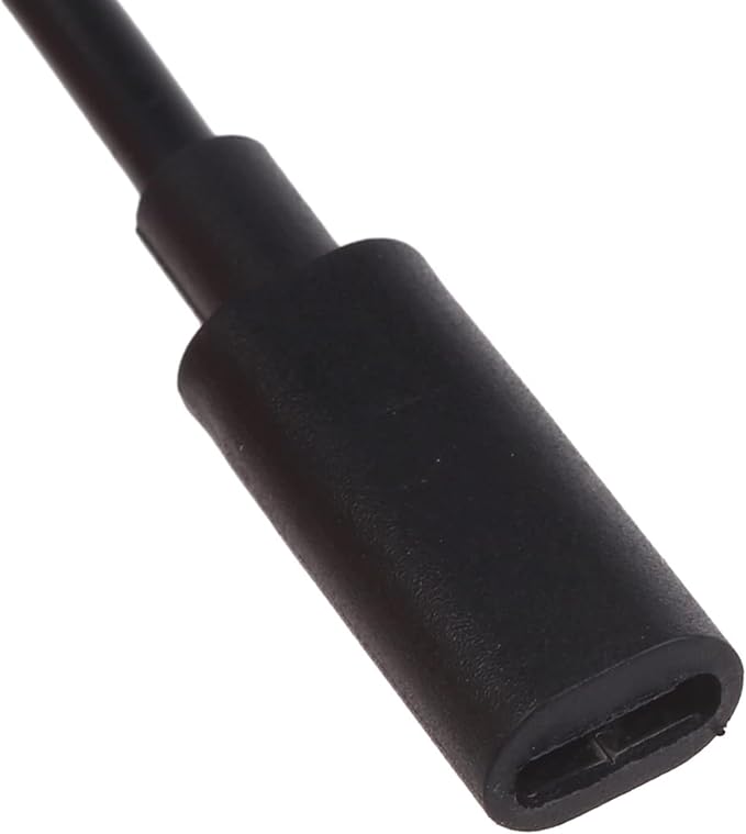 USB-C Extension Cable with Inline On/Off Switch - 6ft Power Control for Monitors, Printers and Gaming | Gold-Plated Connectors and 4K Video Support (Black)