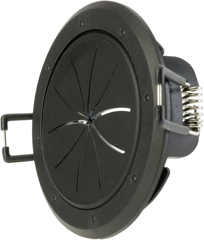 Construct Pro Speedy Spring-Lock Cable Pass Through Port, 2 inch Inner Diameter, Black CON6061SPZ