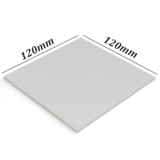 Thermal Pad 14.8 W/mK, 120x120x2mm, Non Conductive Heat Resistance High Temperature Resistance, Silicone Thermal Pads for Laptop Heatsink GPU CPU LED Cooler (2mm)