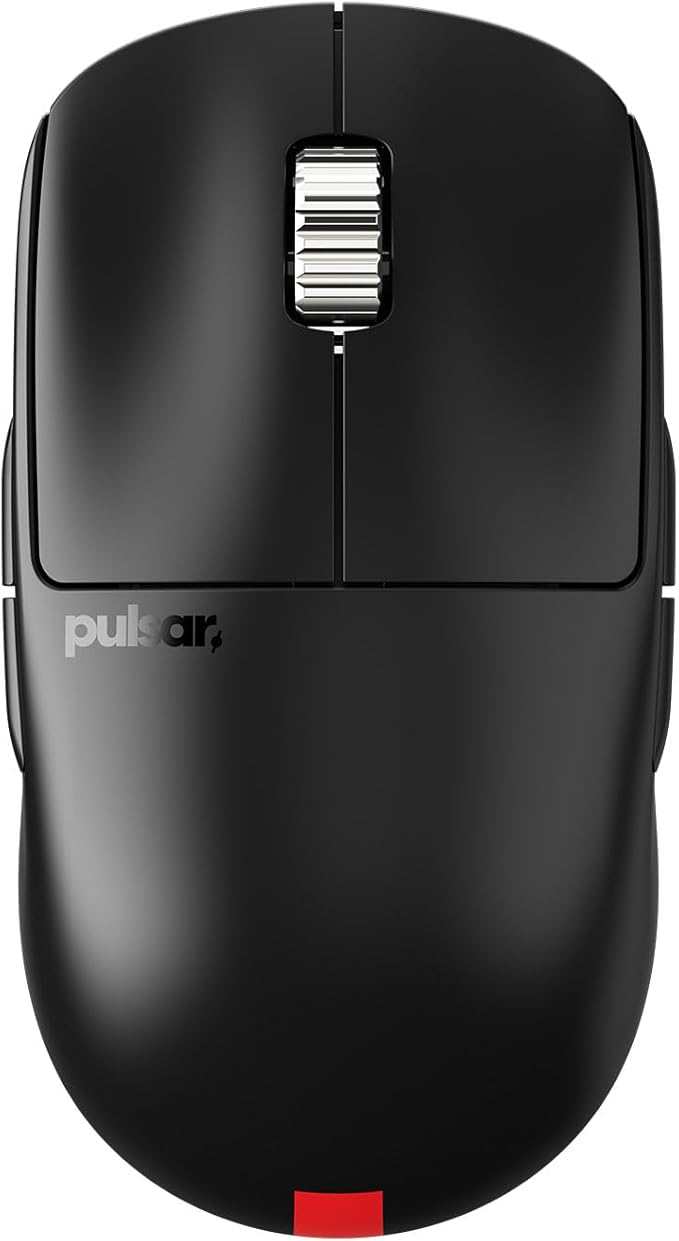 Pulsar Gaming Gears X2A v3 ES Wireless Gaming Mouse, Ultra Lightweight, Optical Switch, 32000 DPI, 750 IPS, XS-1 Sensor, 8k Compatible (Mini, Black)