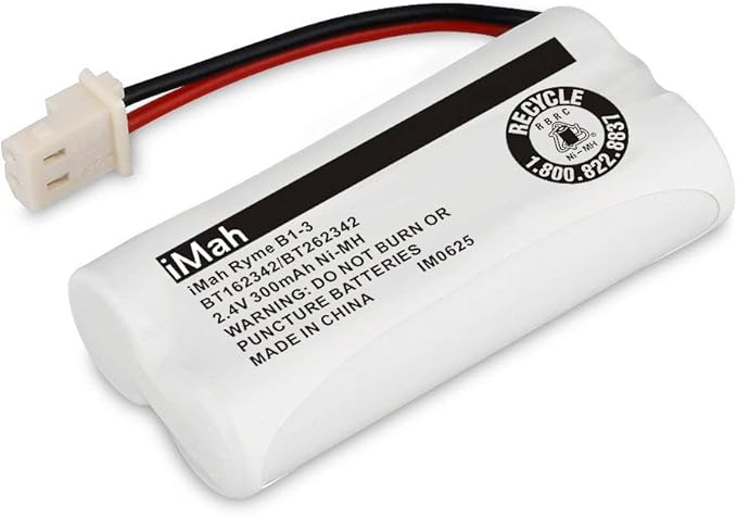 iMah BT162342/BT262342 Cordless Phone Batteries Compatible with VTech CS6409 CS6419 CS6429 CS80100 AT&T CL81101 EL5210 EL52400 Handset Telephone (Pack of 3)