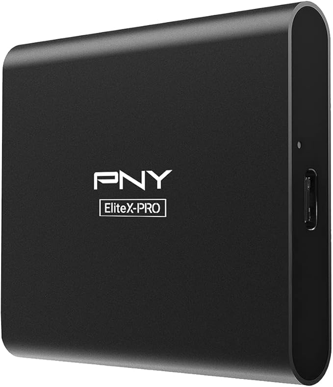 PNY EliteX-PRO 2TB USB 3.2 Gen 2x2 Type-C Portable Solid State Drive (SSD) – (PSD0CS2260-2TB-RB)