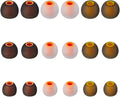 Earbud Tips Soft Silicone Earbuds Replacement Tips Fit for in-Ear Headphones(Inner Hole from 3.8mm -4.2mm Earphones) 9 Pairs S/M/L