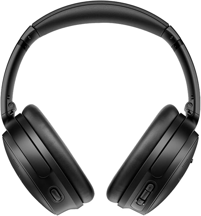 Earpads Cushions Replacement for Bose QC45(QuietComfort 45) Headphones Ear Pads,Soft Protein Leather,Noise Isolation Foam(Black)