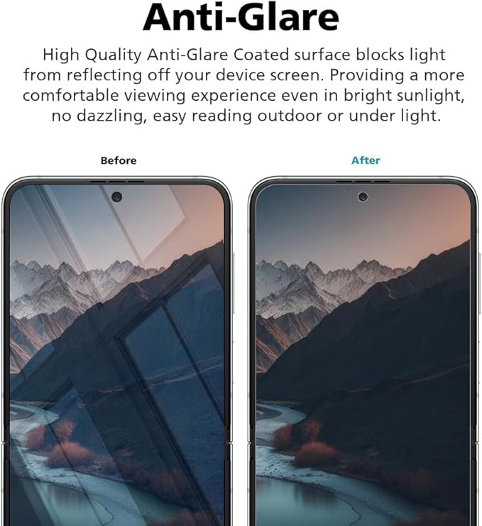 3-Pack Anti-Blue Light Matte Screen Protector For iPhone 15 [Support Fingerprint Unlock] Anti-Glare, Anti-Fingerprint [Eye Protection] Bubble-Free Installation with Alignment Jig