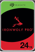 Seagate IronWolf Pro 24TB Enterprise NAS Internal HDD Hard Drive – CMR 3.5 Inch SATA 6Gb/s 7200 RPM 512MB Cache for RAID Network Attached Storage, Rescue Services (ST24000NT002)