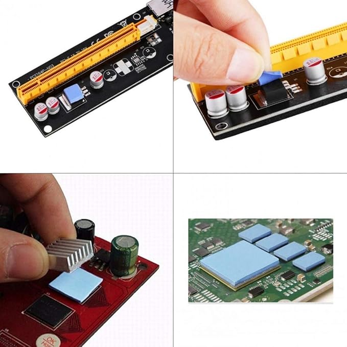 Thermal Pad, 100x100x3mm Highly Efficient Thermal Conductivity 6.0 W/mK, Insulated Heat Resistant High Temperature Resistant Silicone Pad for IC SSD CPU GPU Heat Sink LED Cooling