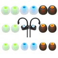 TSZYYM Earbud Tips Ear Bud Tips Soft Anti Slip Washable and Reusable Silicone Replacement Earbud Tips Fit Most in-Ear Earbuds(Inner Hole 3.8mm -5.1mm) 18pcs S M L