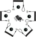 Security Retractable Cable Lock Portable Keyed Laptop Lock 5 Keys 8Ft for Monitors, Laptops, MacBooks, Tablets, iPad,Mac Mini,(5 Pack Keyed Alike)