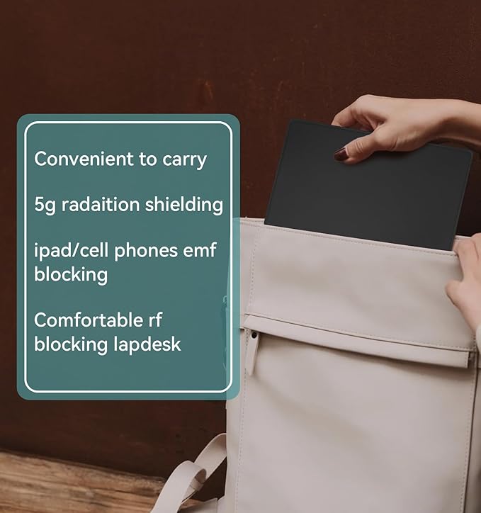 Ipad Protection Shield Pad, Radiation Protect & Heat Shield, for Ipad/Cell Phones Laptops, Tablets, Notebooks Laptop Pad (12"x7.8")