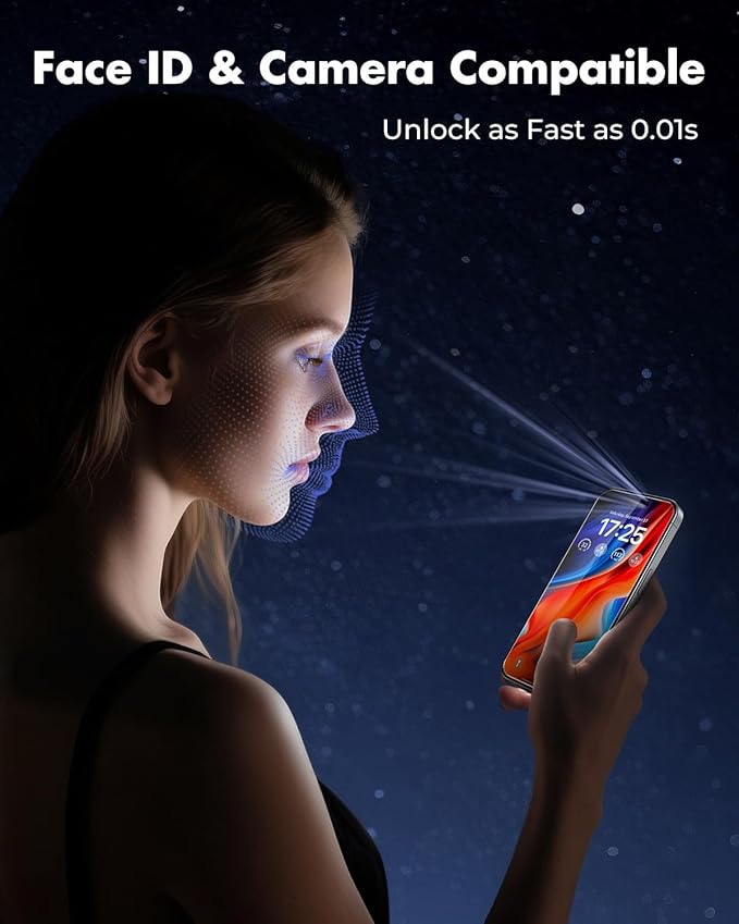UNBREAKcable 2-Pack Screen Protector for iPhone 16 Pro Max, Double Shatterproof Tempered Glass [Easy Installation Frame] [9H Hardness] [99.99% HD Clear] [Case Friendly] for iPhone 6.9 inch
